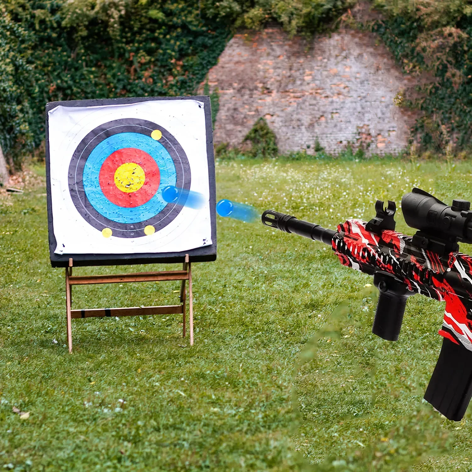 Pistola eléctrica de bolas de Gel para niños y adultos, pistola de juguete M416, ecológica, automática, con 10000 gafas de gota, juego al aire libre