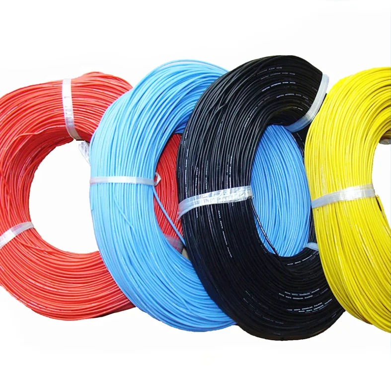 Wholesale 1/5 Meters Heat-Resistant Cable Soft Silicone Wire 3239 28AWG 26AWG 24AWG 22AWG 20AWG 18AWG RoHs Tinned Conductor 3