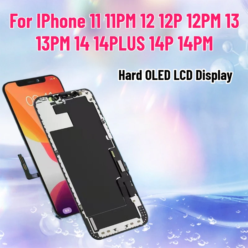 New OLED LCD Display for IPhone 11 11PM 12 12P 12PM 13 13PM 14 14PLUS 14P 14PM Touch Screen Digitizer Removable IC