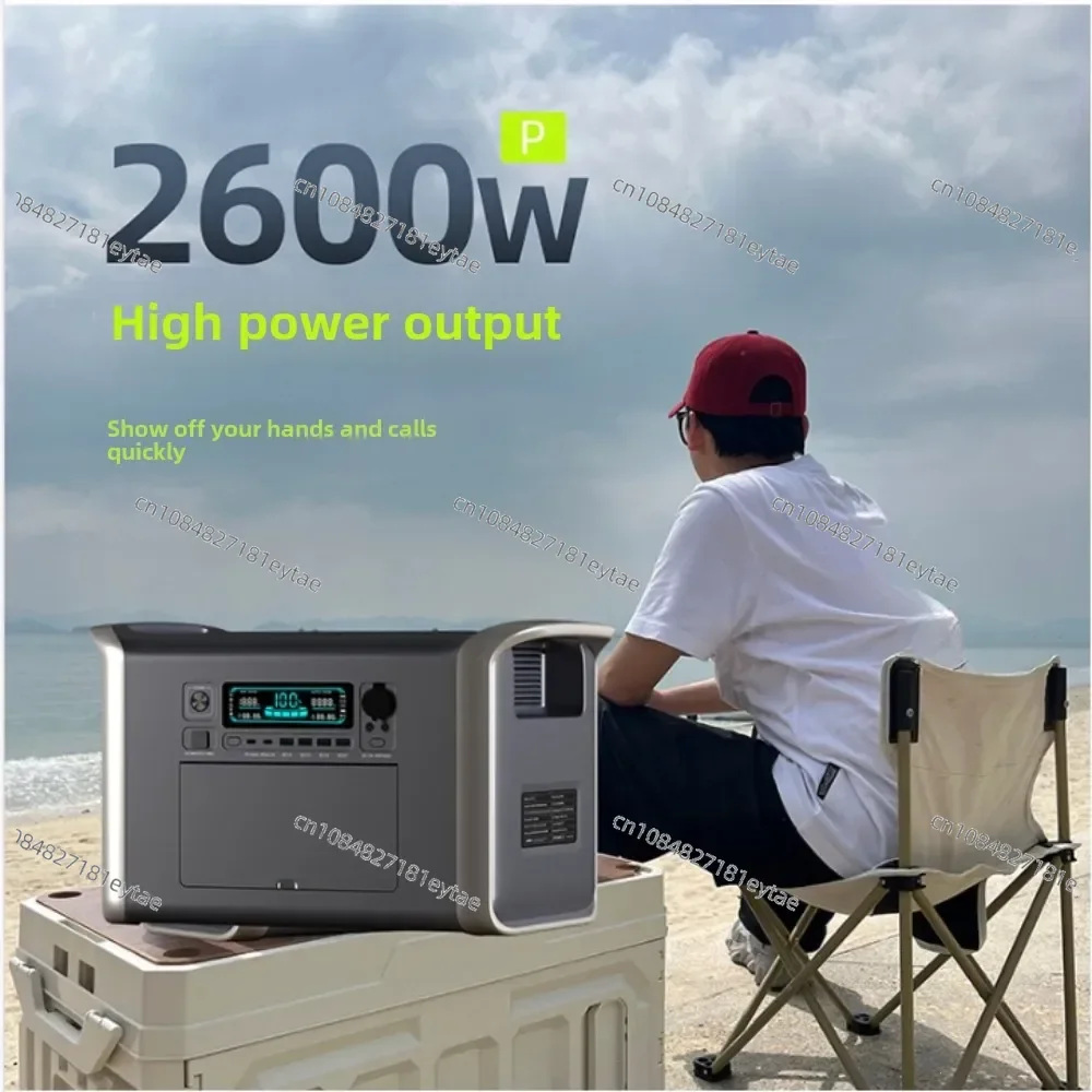 Hot Sales2000W Outdoor Power Supply 220V Emergency Energy Storage Camping Power Supply Solar Power Bank With Large Capacity