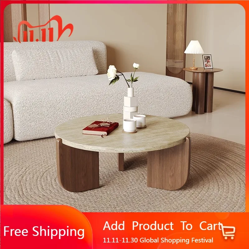 

Simple Aesthetic Coffee Table Decoration Design Fashion Light Luxry Side Table High Quality Unique Mesas Bajas Lounge Furniture