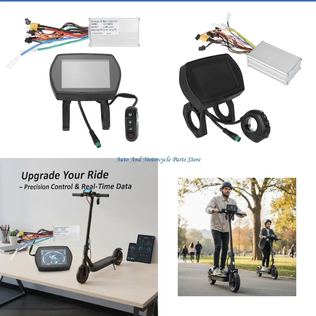 p9fd-電動スクーター-48v-25a-ブラシレスモーターコントローラーダッシュボード-kugoo-用