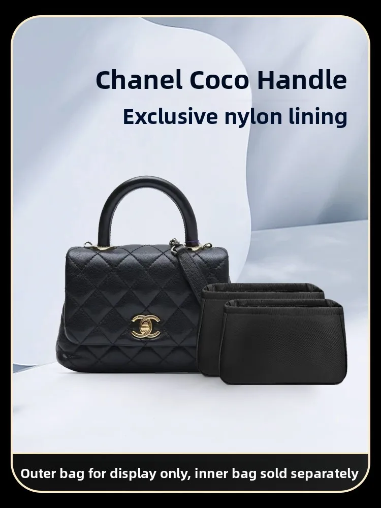 

25p Handle Inner Pouch Small Medium Large Size Storage Bag Pure Color Nylon Material Square ape for Everyone