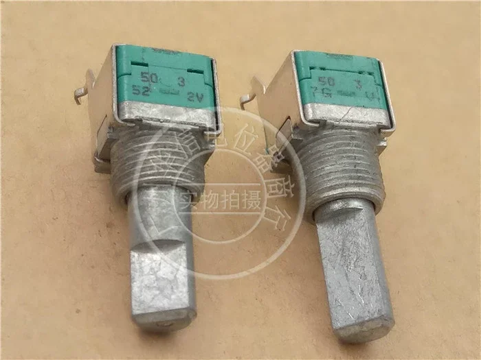 Original new 100% 9011 horizontal balanced double potentiometer MN50K with midpoint mounting hole 9mm (SWITCH)