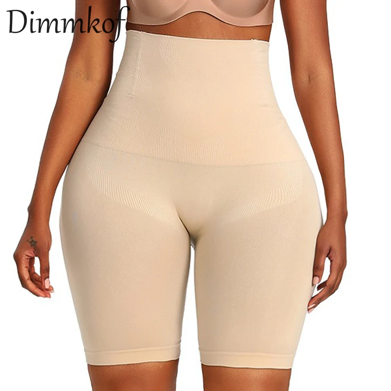 Dimmkof Steel Bones Panties Seamless Girdle Briefs Women's Tummy Control Butt Lifter High Waist Slim Thigh Body Shaper Underwear