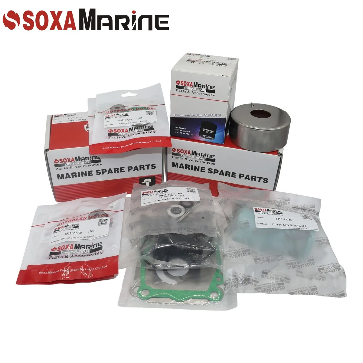 

Fit Suzuki 100 115 HP DF100 DF115 2010-2012 Maintenance Kit Outboard Water Pump Repair with Zinc Anode Drain Gasket Oil Filter