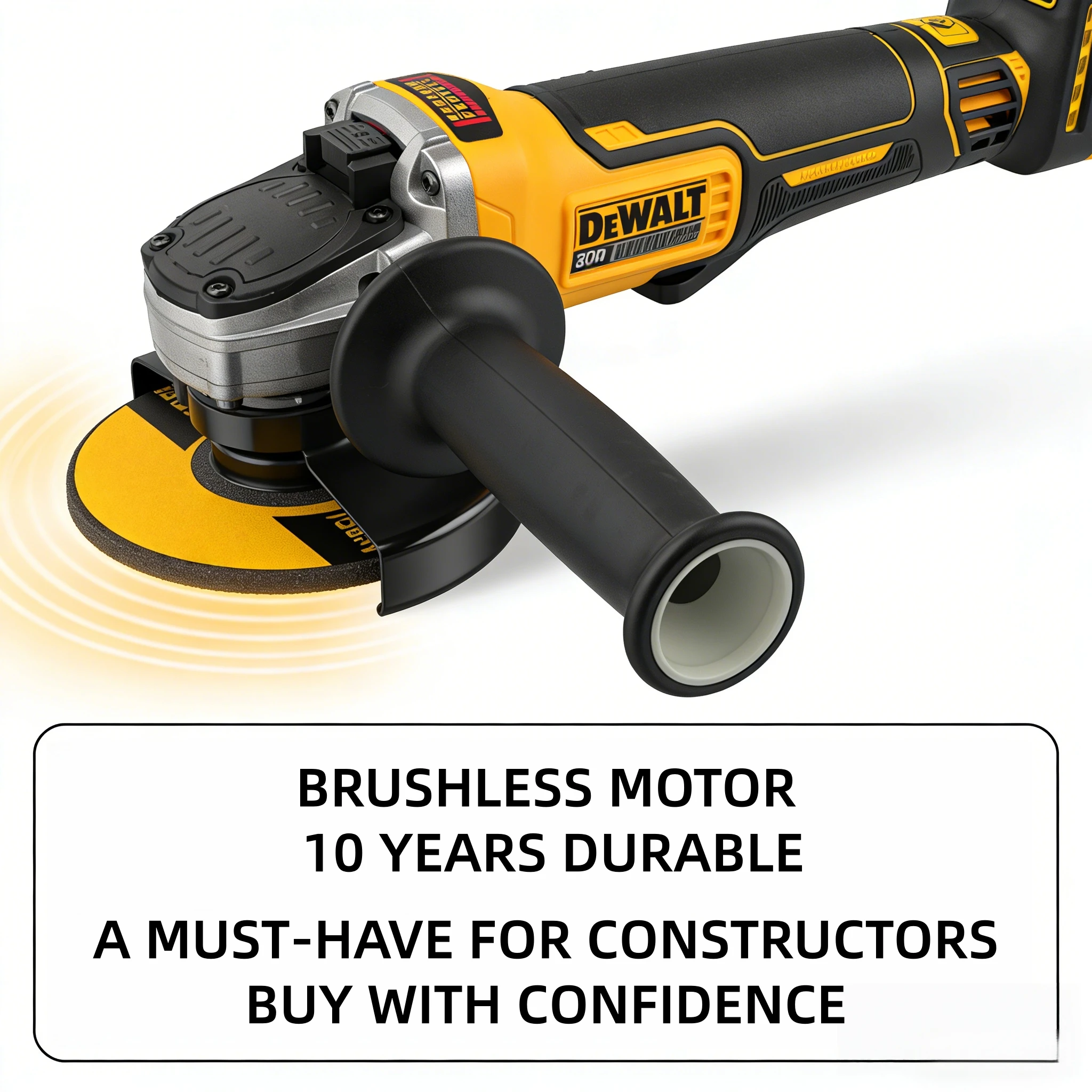 Dewalt DCG406 125MM/100MM Cordless Brushless Angle Grinder 9000RPM Cutting Machine Polishing Machine For 20V Lithium Batteries