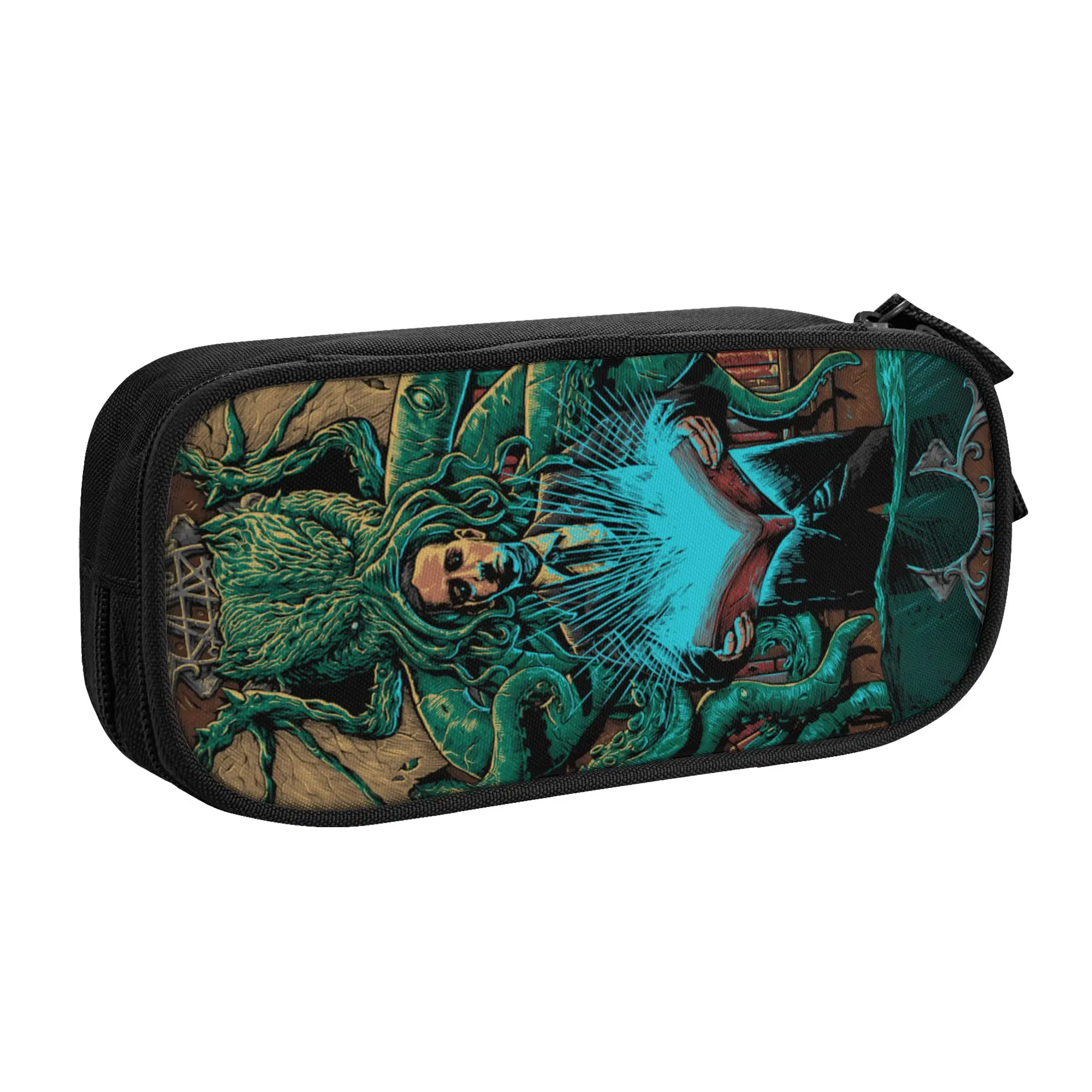 Astuccio Call Of C-Cthulhus Per Ragazza E Ragazzo, Lovecraft Horror Fiction Film Fan Pen Box Bag, Accessori Scolastici-image