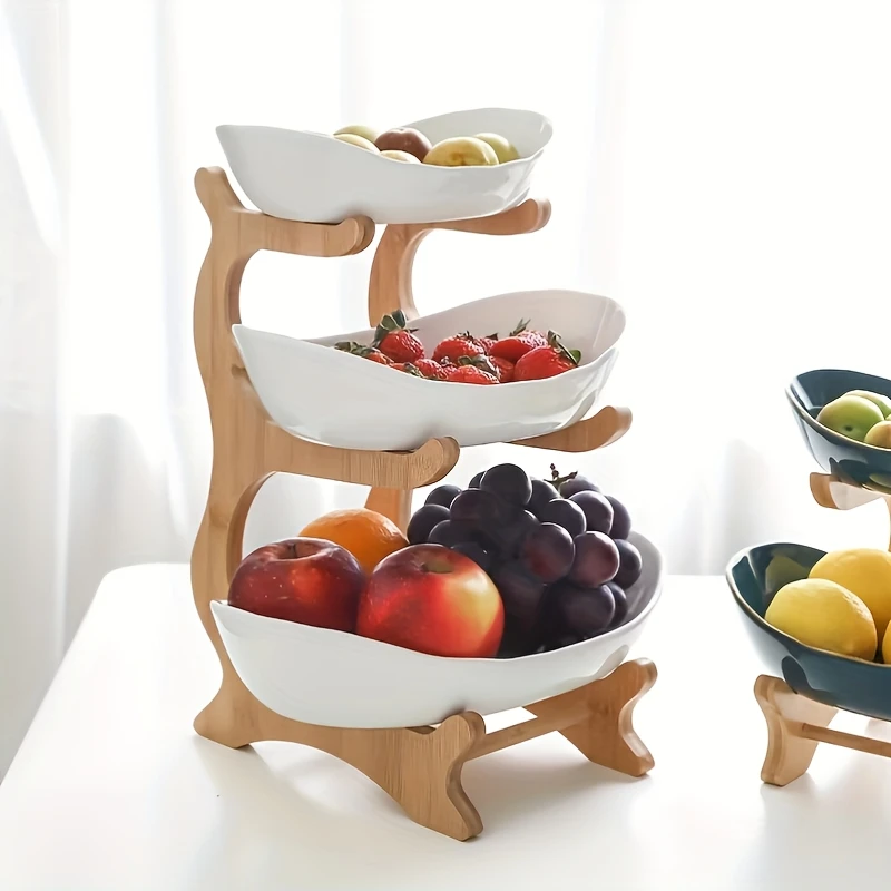 

Elegant 2 & 3-Tier Fruit Stands - Perfect for Entertaining & Space Saving!