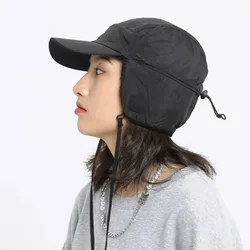 2025 New Winter Plush Thickened Warm Baseball Caps For Men Coldproof Earmuffs Hats Ski Hat Men's Cycling Golf Cap Snapback Cap