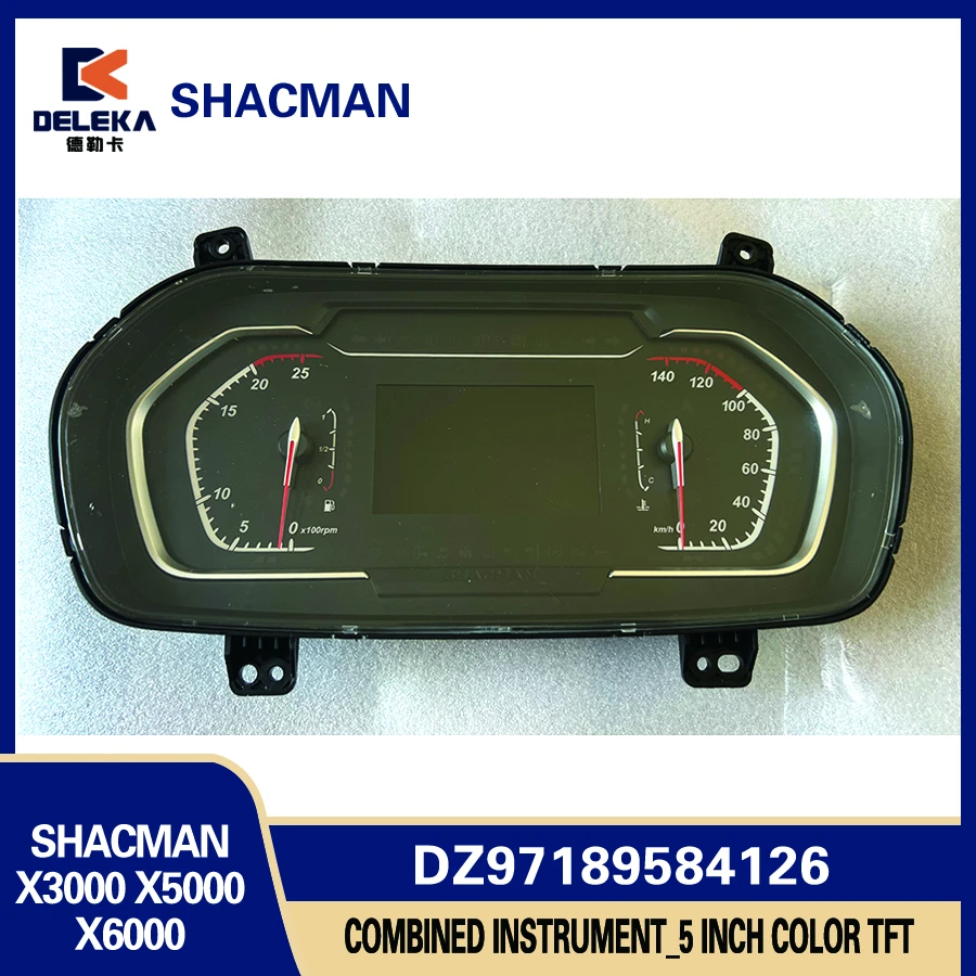

DZ97189584126 Combined Instrument_5 inch Color TFT (X5000_B1) for Shacman Delong X3000 X5000 X6000 Original Factory