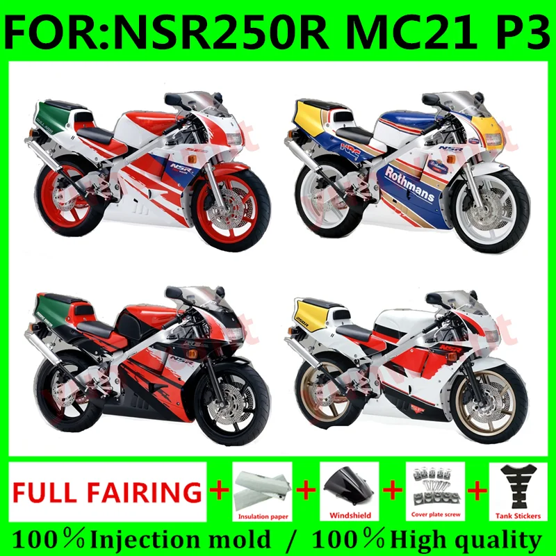 New ABS Motorcycle Whole Fairings Kit fit for NSR250R NSR 250 NC28 mc28 P3 1994 1995 1996 bodywork fairing kits