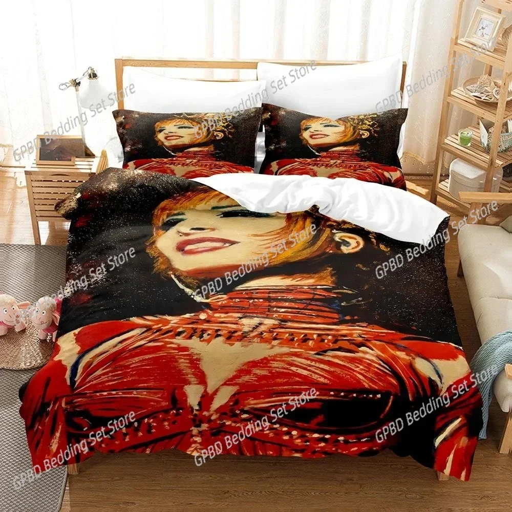 Mylene-Juego de cama de granjero, juego de cama individual, doble, tamaño Queen y King, funda nórdica para dormitorio de adultos, conjunto de ropa de cama 3D