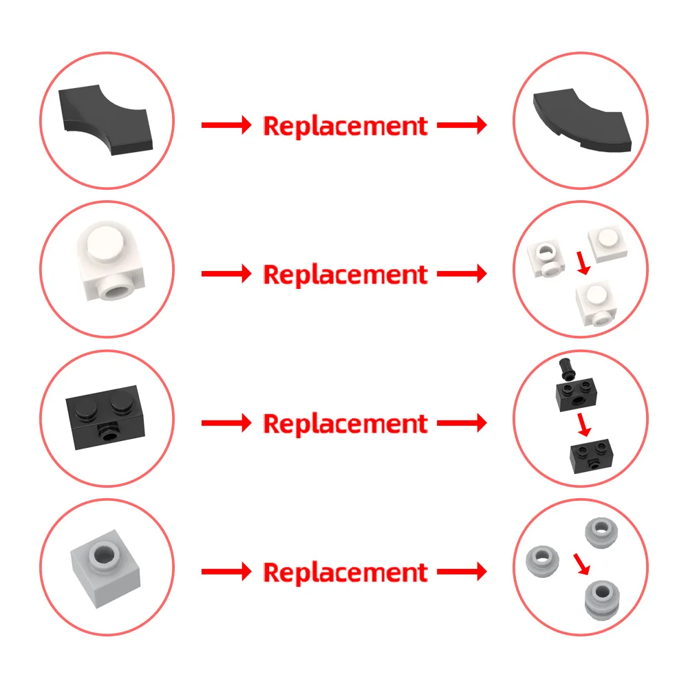 

Gobricks MOC Ultimate Space X Falcon 9 1:110 Scale Rocket Building Blocks