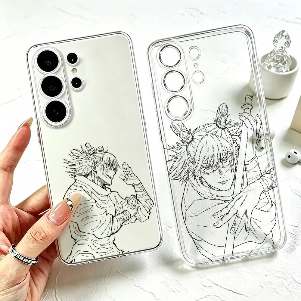 Hajime Kashimo J-Jujutsu Manga  Phone Case Transparent Silicone Soft For Samsung S25,S24,S21,S22,S23,S30,Ultra,S20,Plus,Fe