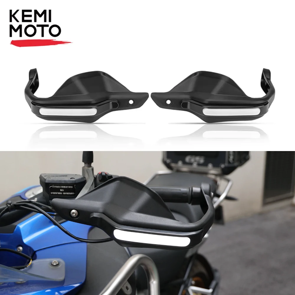 KEMIMOTO Per BMW R1200GS R1250GS LC F800GS F750GS F850GS Adventure ADV Protezione leva freno moto con paramani a luce LED