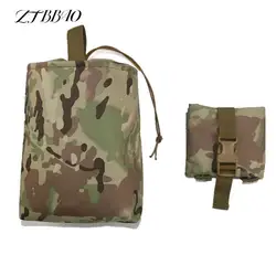 1PCS Pocket Military Foldable Waist Pack Tactical Folding Utility Recovery EDC Bag Magazine Dump Drop Pouch