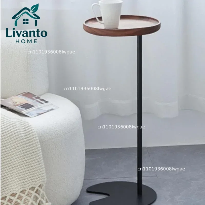 

Discount American Country Advanced Sense Bedroom Bed Small Round Table Household Civilian Living Room Solid Wood Sofa Edge A Few