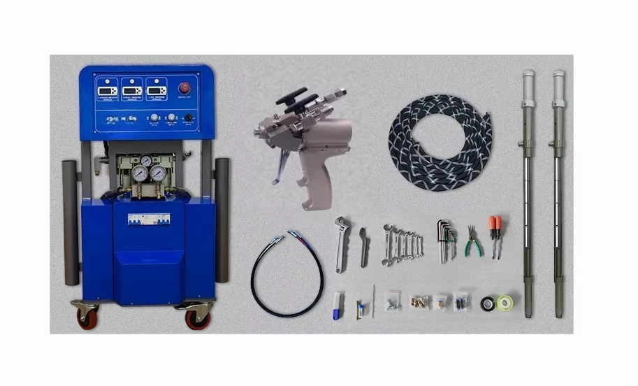 

YG заводская продажа портативная машина для распыления пенополиуретана из полиуретана для изоляции стен и крыши с насосом для основных компонентов