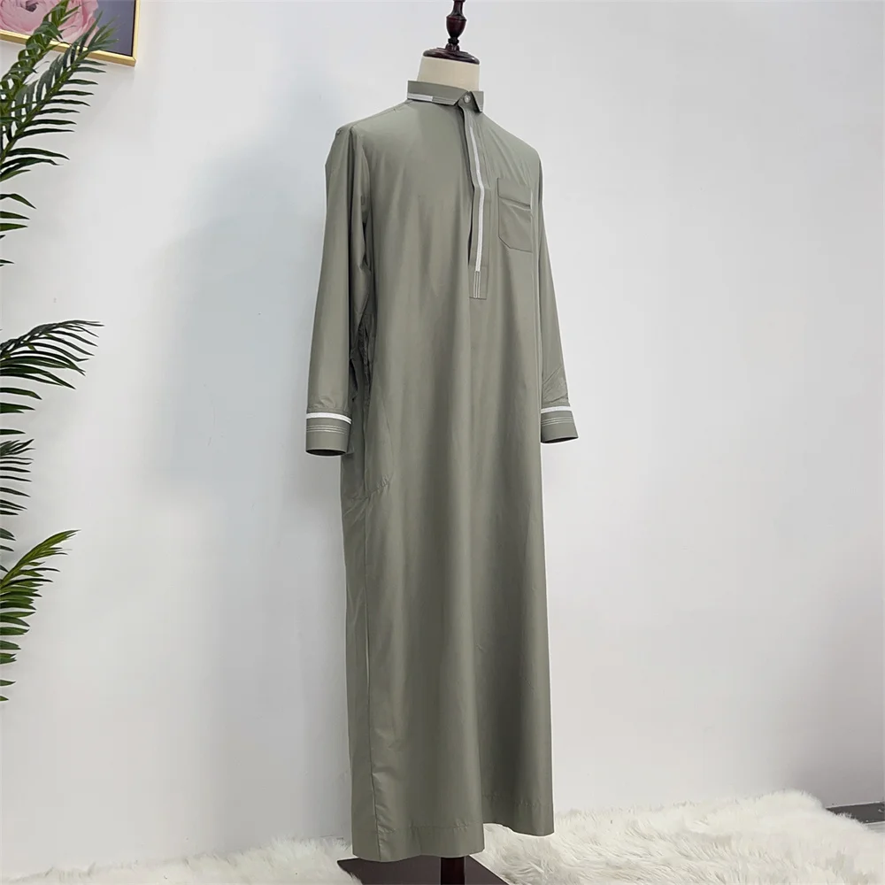 Ramadan Eid Fashion Abaya Arabic Saudi Pakistan Kurta Muslim Abayas For Men Kaftan Dresses Caftan Marocain T-shirt Dress Tunic