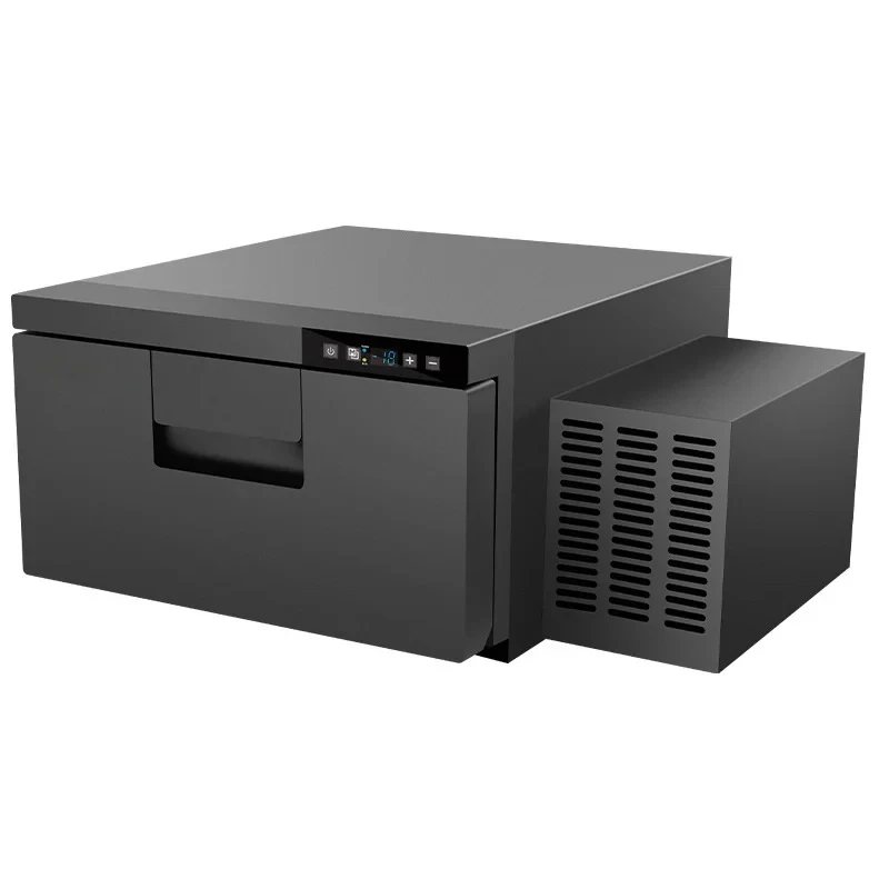 Camping , DC Inverter Car , 12V/24V Compressor Refrigerator Drawer, 21/28/40L Built-in Installation