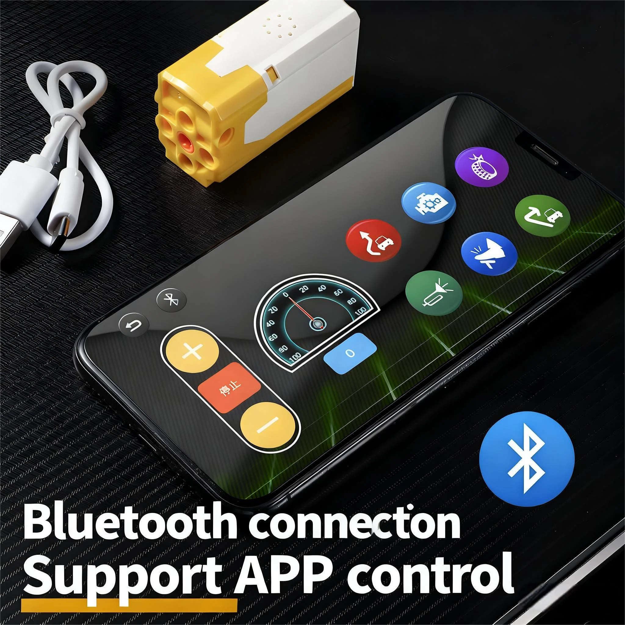 Juguetes de bloques de construcción técnicos para niños, piezas de función de potencia, Kit de aplicación RC, accesorios de reacondicionamiento DIY, juguetes eléctricos, regalos de cumpleaños