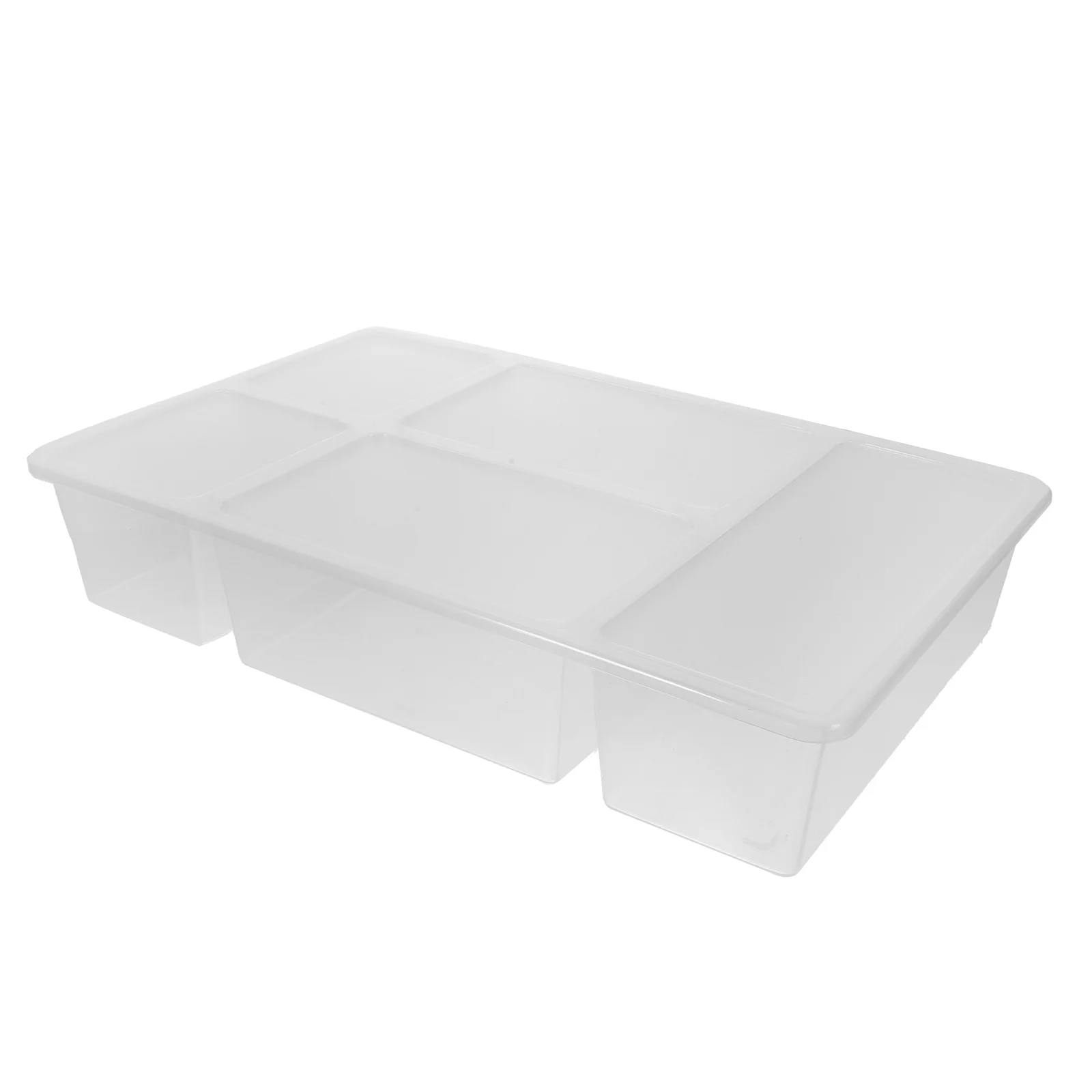 

Compartment Crisper Food Containers Vegetable Storage Multipurpose Lunch Fruit Fridge Reusable Garlic Onion Container