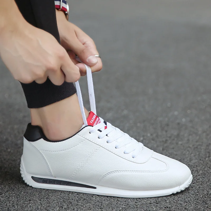 

White sports shoes, fashionable casual shoes, 2023 new autumn breathable Zapatos Para Hobres lace up comfortable couple shoes