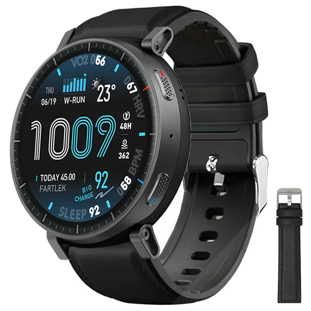 22mm Leder+Silikon Armband für Huami Amazfit Active Max/BALANCE 2 47mm Uhrenarmband AMAZFIT GTR 4 3 Pro Bip 6 Zubehör