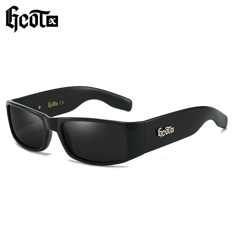 GCOTX New Sunglasses Women Men 2026 Trendy Bandit Style Brand Design Hip Hop Square Black Sun Glasses Driving Shades Eyewear