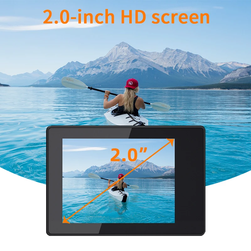 4K WiFi Sports Action Camera Mini Waterproof DV Camcorder Outdoor Sport Bicycle Helmet Video Recording Cam with Remote Control