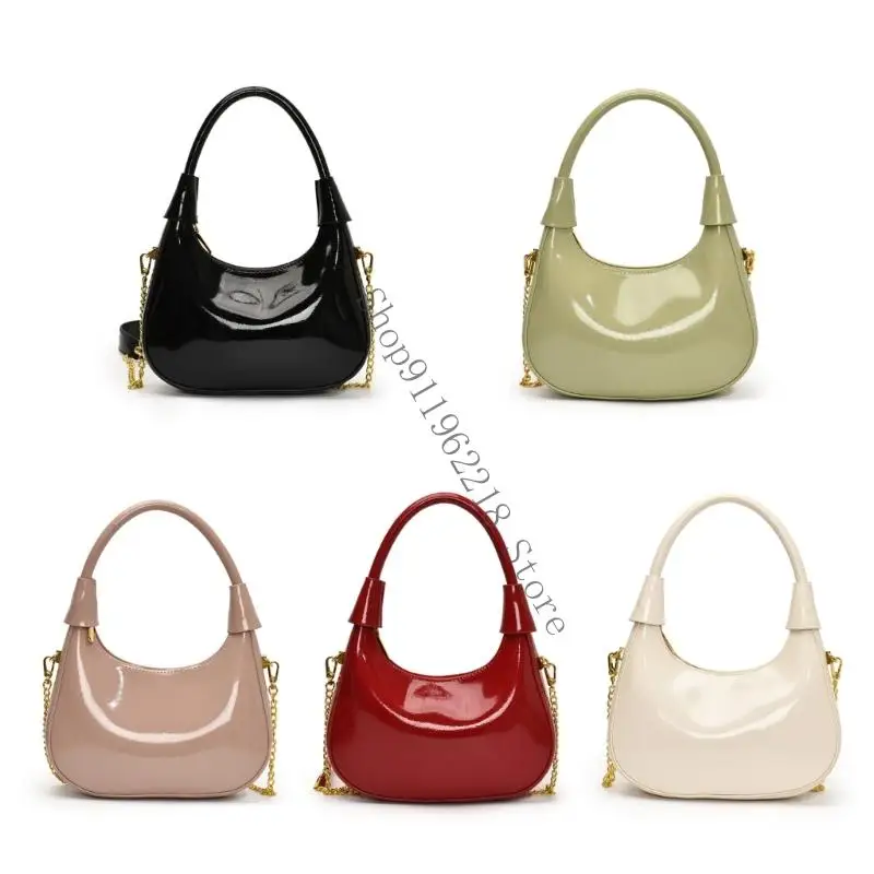 

Fashionable PU Shoulder Bag with Spacious Interior Handbag Elegant Evening Bags for Commuting and Business Meetings 066F