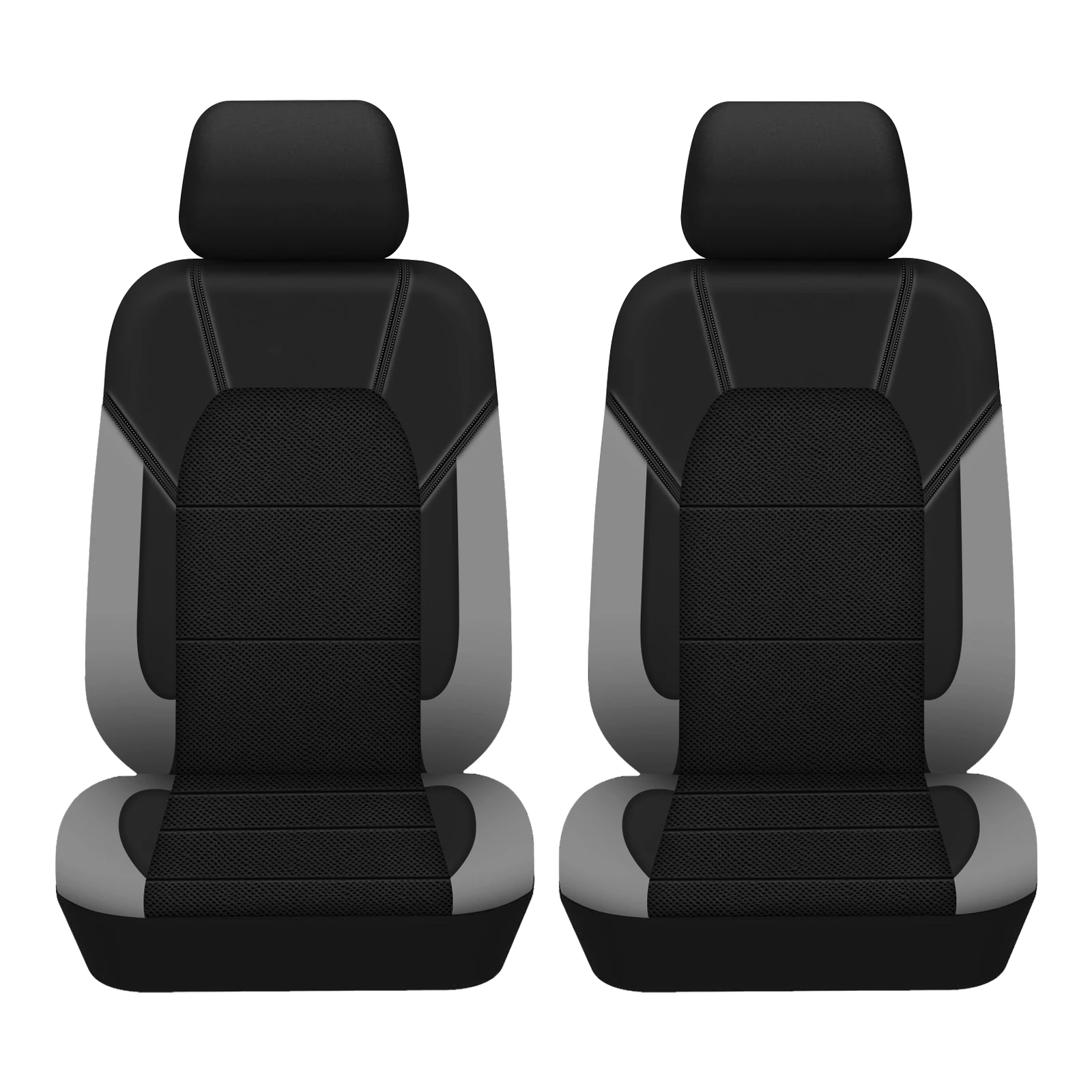 2pcs Car Seat Cover Front Car Seat Cover Polyester Material Car Interior
