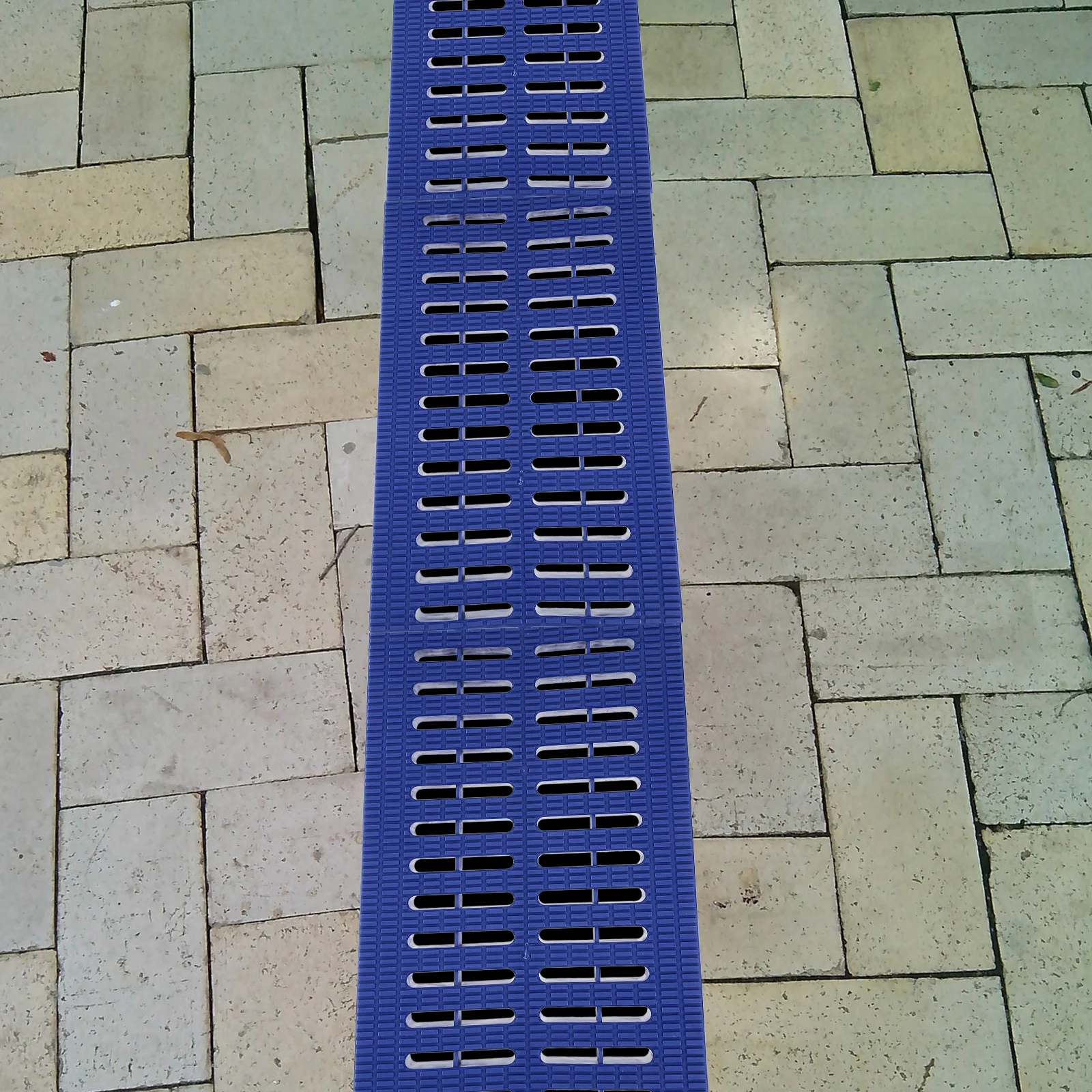 

Пластиковая сливная решетка для раковины, синяя 20x30x2,5 см, полимерный канал, сливной фильтр для кухни, уличного использования, пластиковая решетка, сито для раковины