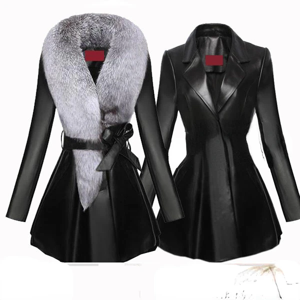 

Winter Coats Women Thick Faux Leather Fur Sheepskin Coat Female Fur Leather Jacket Casaco Feminino Lady Thick Warm Outwear V90