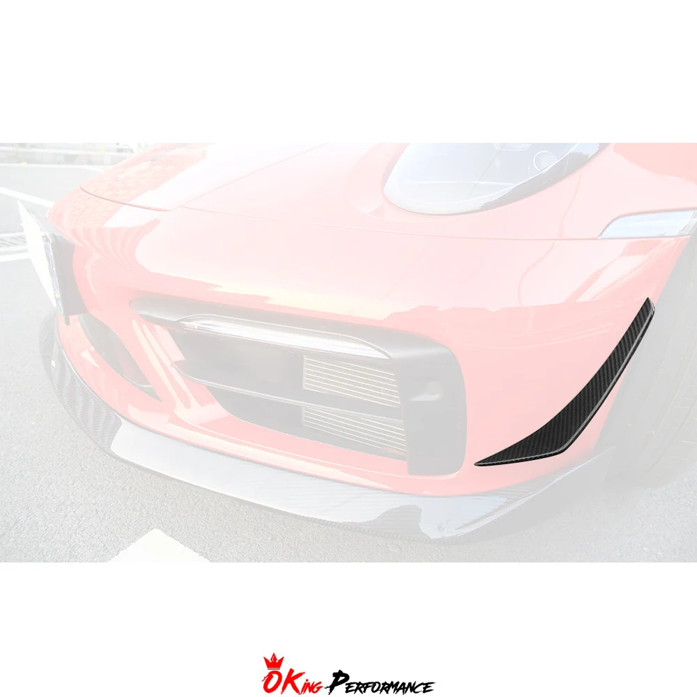 

MIW Style Dry Carbon Fiber Front Bumper Canards For Porsche 911 992 Carrera S
