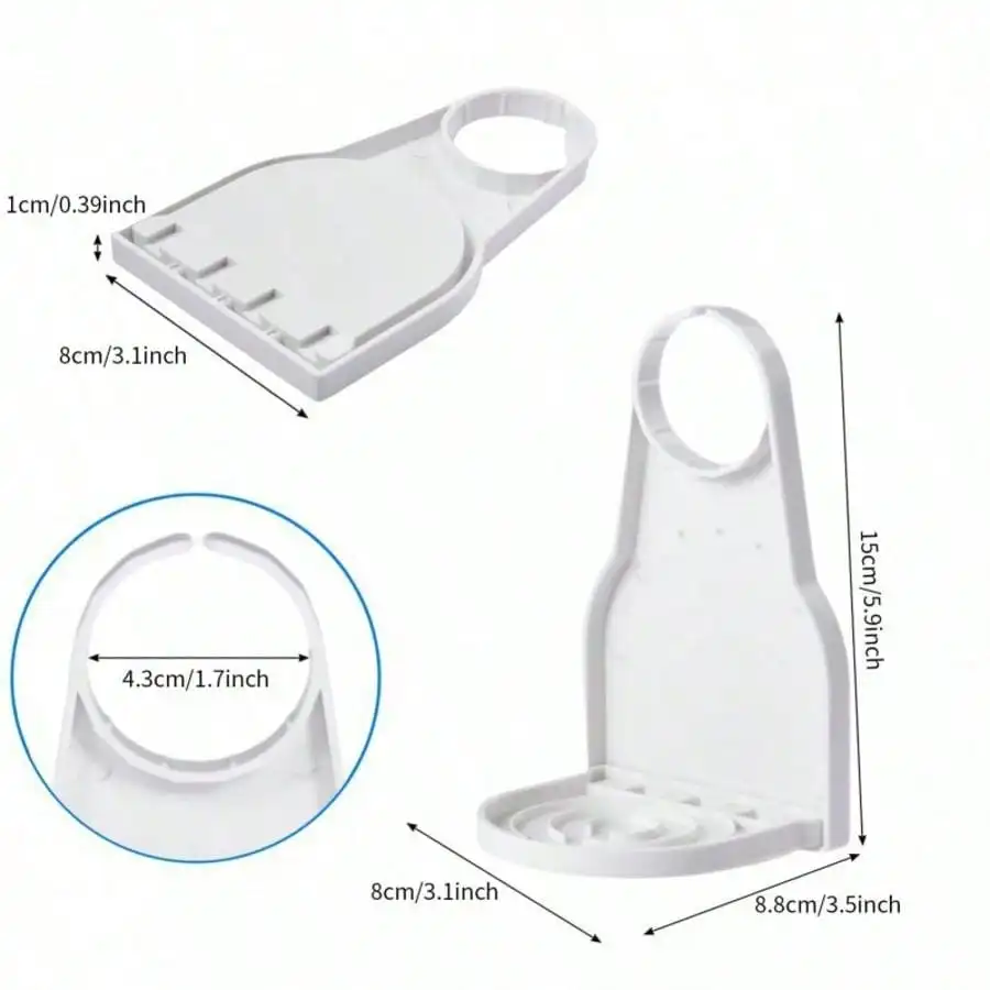 Foldable Laundry Detergent Cup Holder Portable Laundry Organizer Clip Detergent Drip Collector Fits Snugly On Detergent Bottle Spout Prevents Dripping Mess In Laundry Room For Fabric Softener view 4