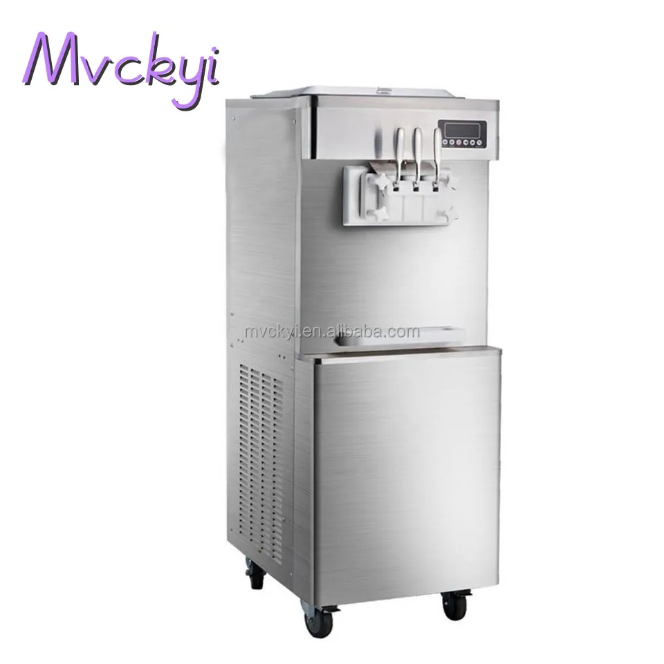 Mvckyi Standing Floor Frozen Yogurt Soft Ice Cream Machine/Commercial Ice Cream Maker Machine