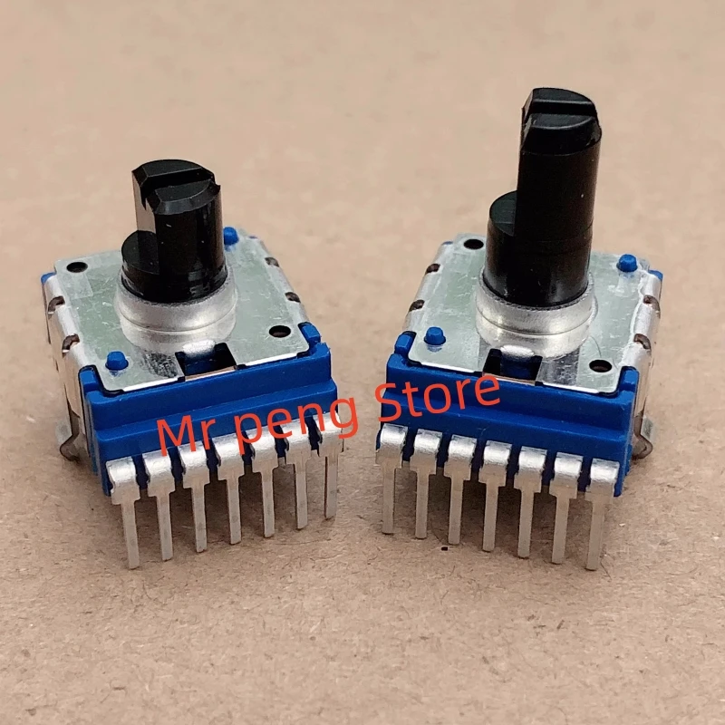 2pcs Knob for ALPS power amplifier for Yamaha kb-290 electronic organ volume Potentiometer 7 pin stand B10K A10K