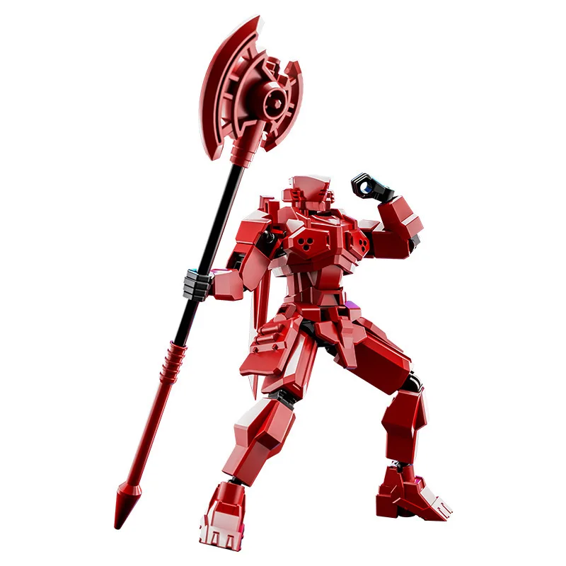 Multi-Jointed Movable Shapeshift Robot Warrior 3D Printed Knight Mannequin Dummy Toys Kids Adults Parent-children Games gifts