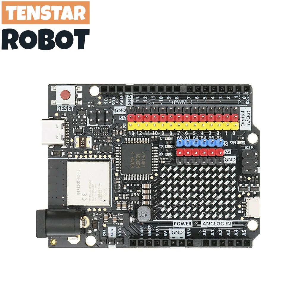 R7FA4M1 V4 Development board TYPE-C USB ESP32-S3-MINI WIFI Module Compatible For UNO R4 MINIMA WIFI R3