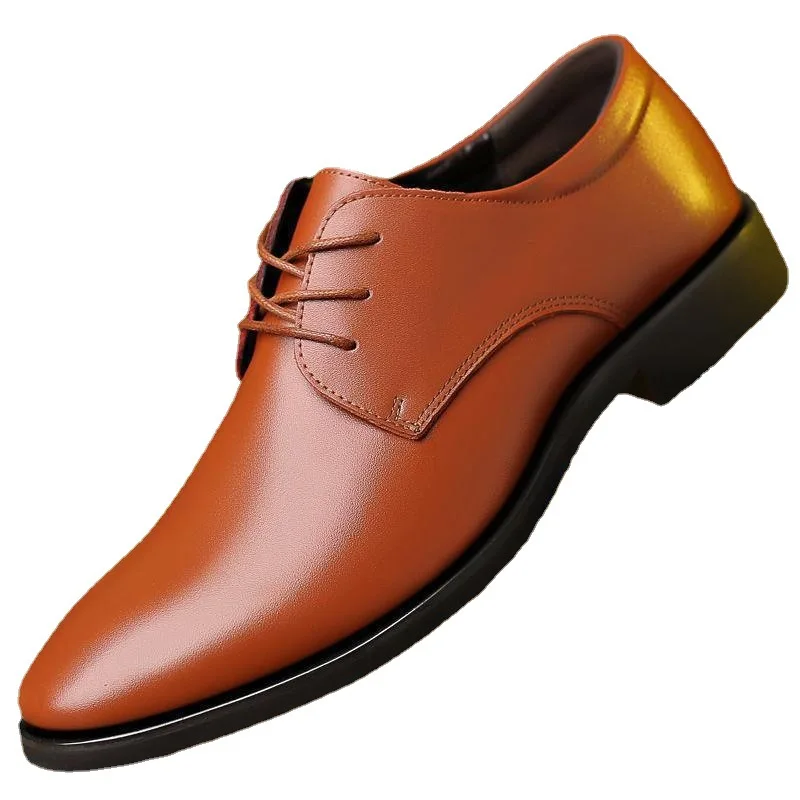 Fashion Men's Leather Shoes Casual Lace-up Driving Size 38-44