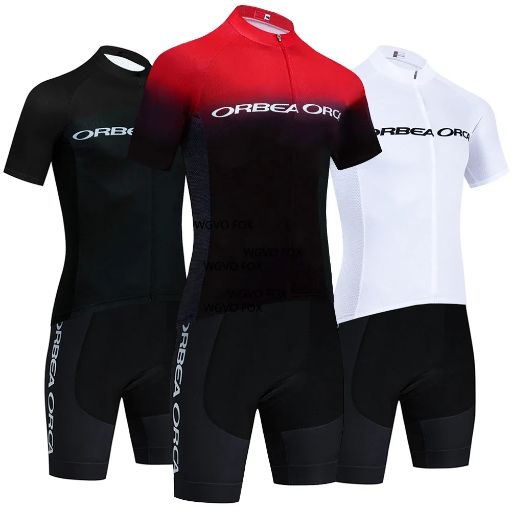 

2025 ORBEA ORCA Cycling Jersey Bike Shorts Set Men Women Quick dry Ropa Ciclismo 4 Pockets Summer Pro Bicycle T-Shirt Clothing
