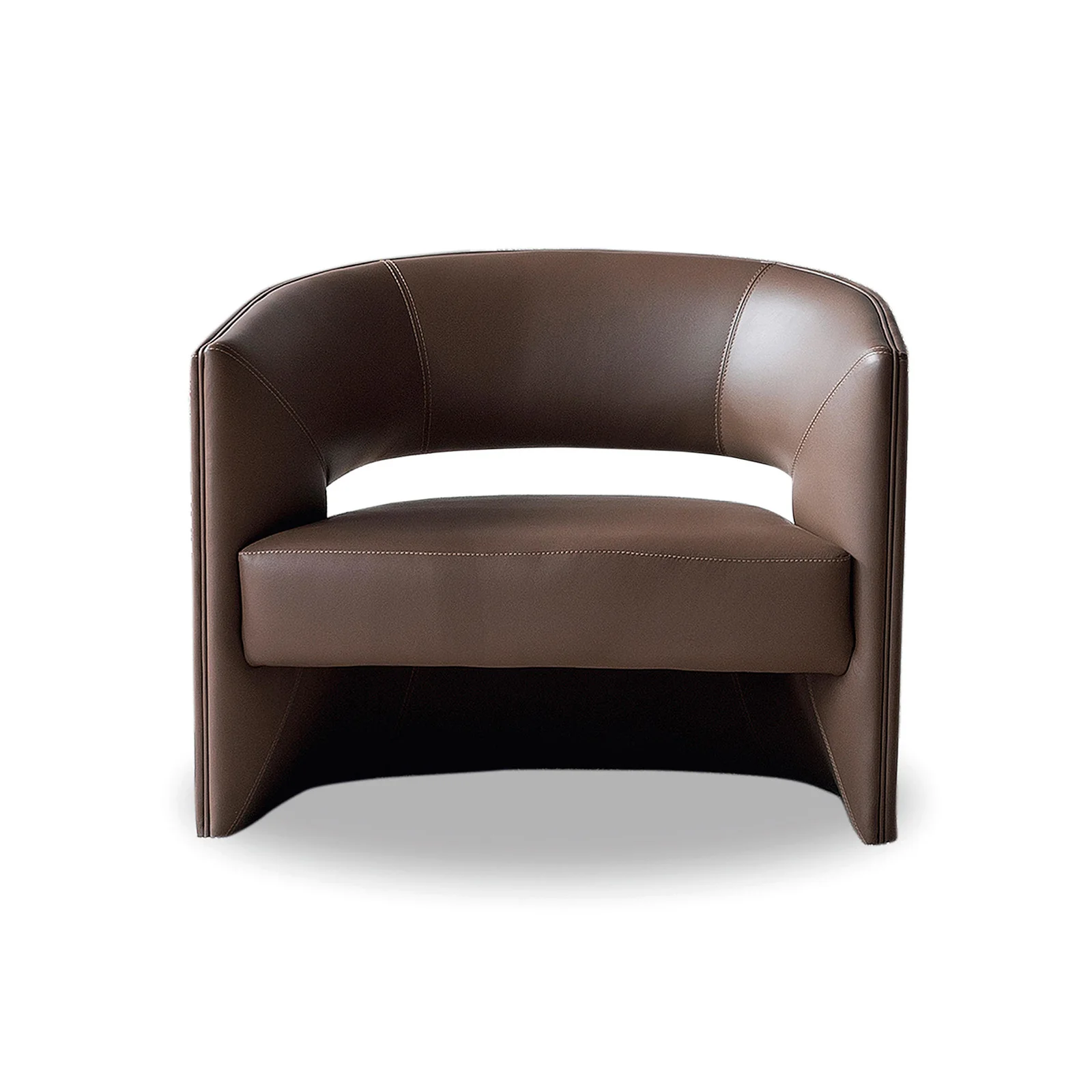 Modern African Leather Chair Single Sofa Coffee Arm Chair Restaurant Cafe Furniture Chair