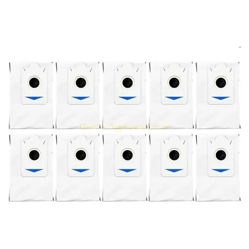 حزمة D0AB من 10 أكياس غبار مكنسة كهربائية جزء من مواد النسيج غير منسوج لـ x2Pro