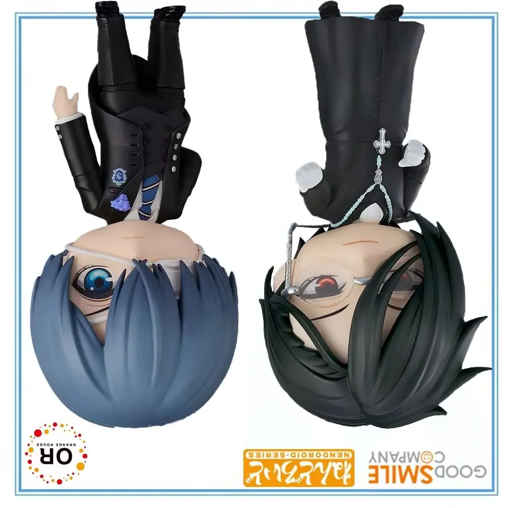 100% Original GOOD SMILE COMPANY  Nendoroid (#2710) Nendoroid (#2670) Kuroshitsuji ~Kishuku Gakkou-hen Sebastian Michaelis