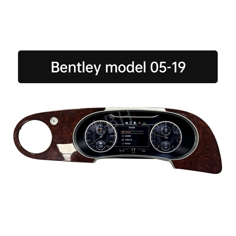 

Подходит для Bentley Flying прямой Continental 05-19, автомобильный ЖК-приборной панели, ЖК-приборная панель, виртуальный инструмент, кластер, одометр