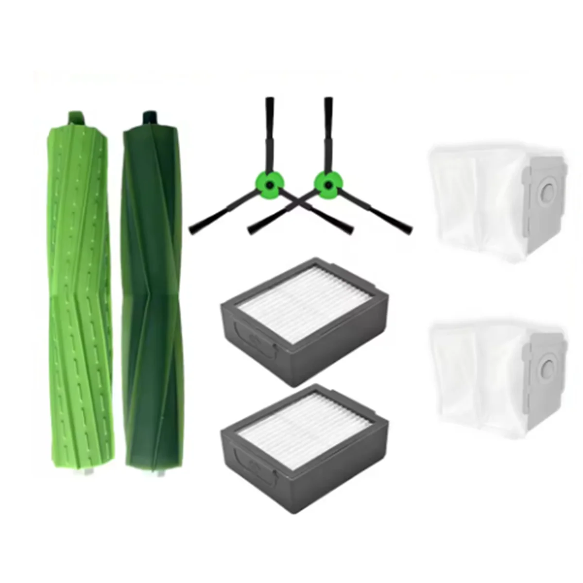 8 шт. для Combo J7 + J9 + подметальный робот-пылесос, запасные части, основная боковая щетка, швабра