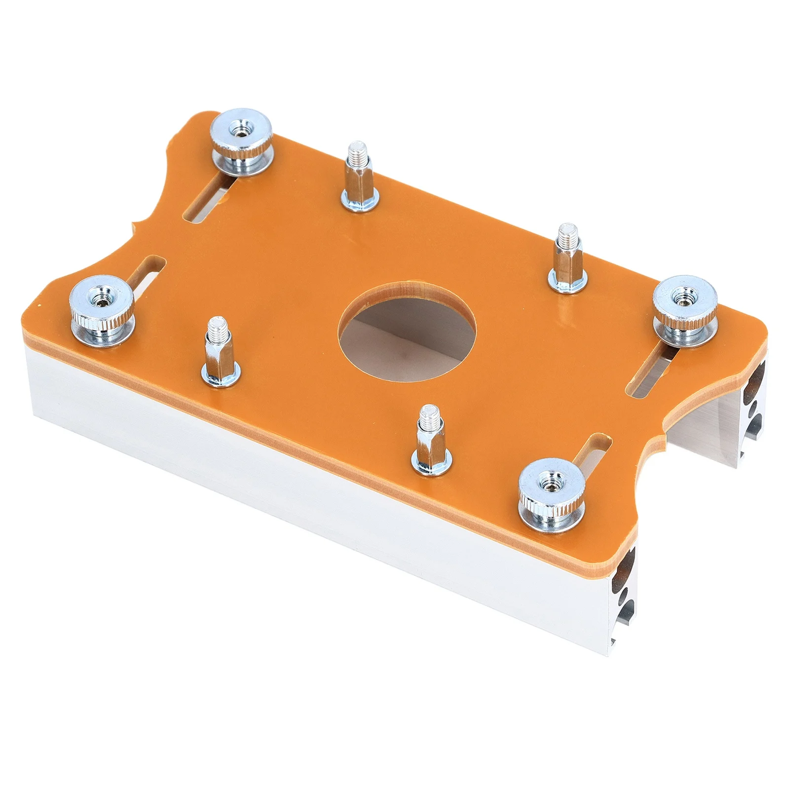 Wood Router Table Insert Plate Aluminum Alloy Slotting Positioning Plate for 65mm Router Woodworking Tools