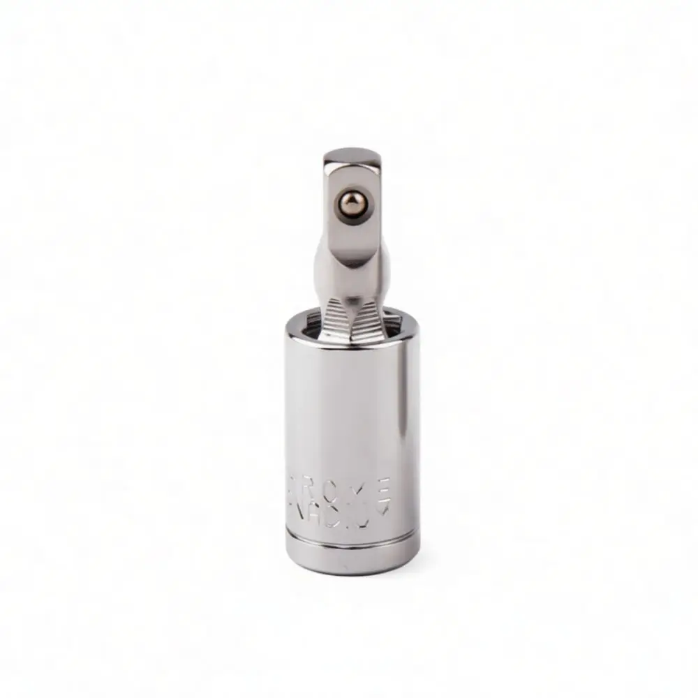 Flexible Swivel Joint Adapter For Power Wrench Socket Extension Air Tool 360 Degree Rotating Head Chrome Molybdenum